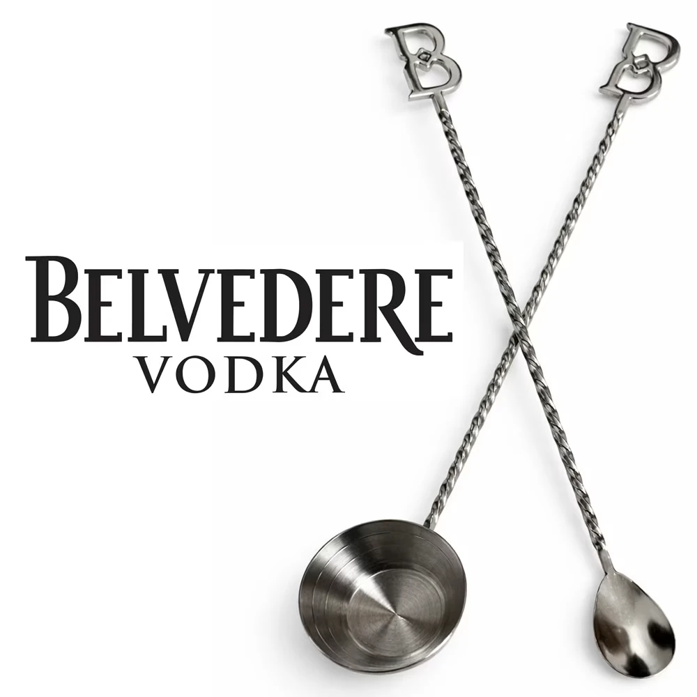 Wodka, Belvedere, Edelstahl, Löffel, Messlöffel