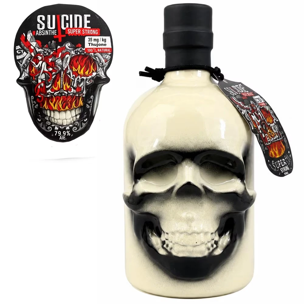 Suicide Absinth Super Strong - 79,9% Vol. / 0,5 Liter
