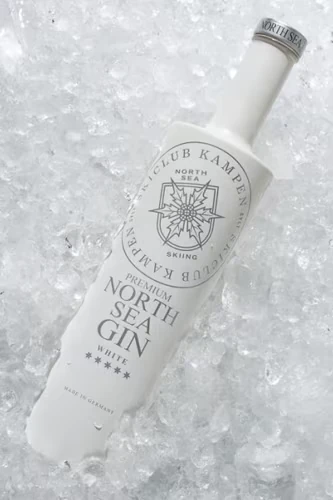 North Sea Gin auf Eis
