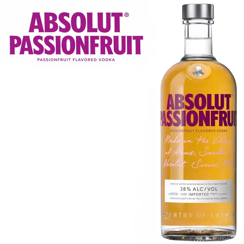 Absolut Passion Fruite Vodka - 38% Vol. / 1 Liter