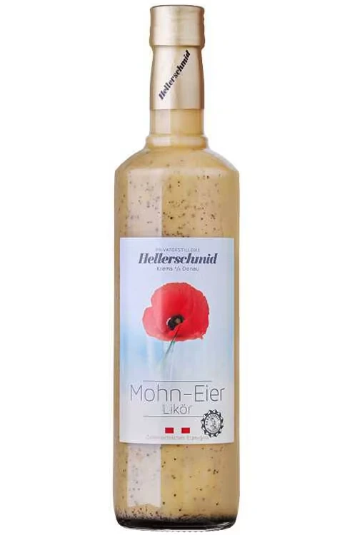 Mohn-Eierlikör 19% Vol. - Hellerschmid Wachau