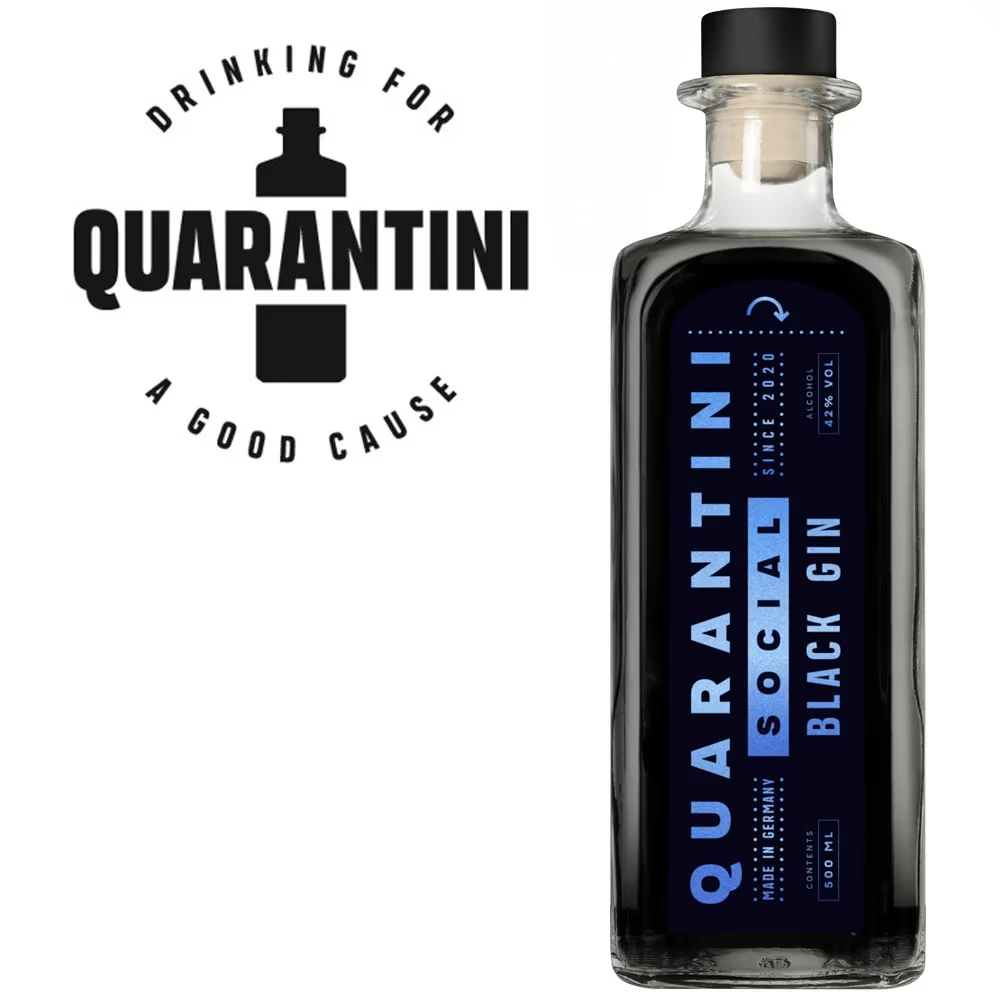 Quarantini Black Gin