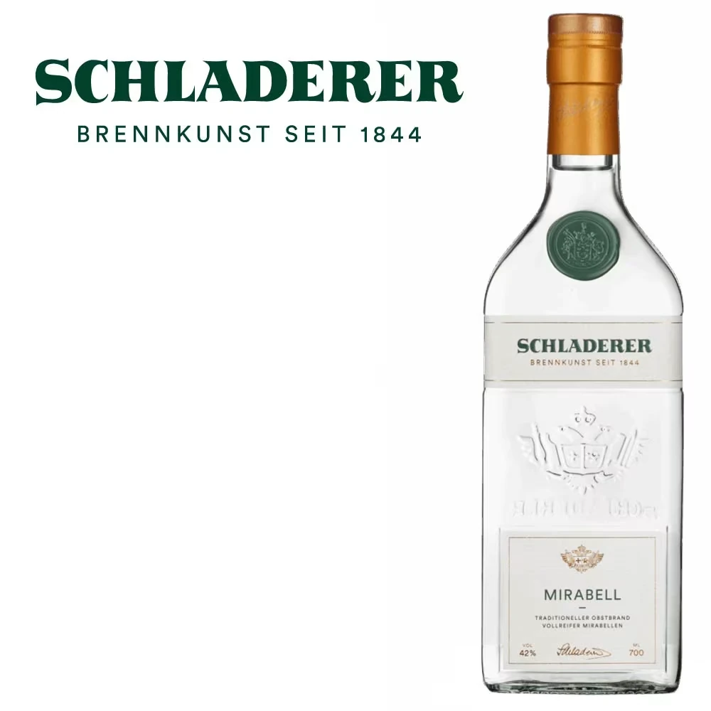Schladerer Mirabell Obstbrand & Flachmann - 42% Vol.