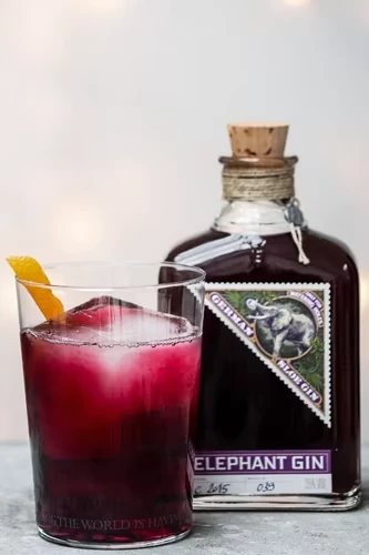 Elephant Sloe Gin- Cocktail