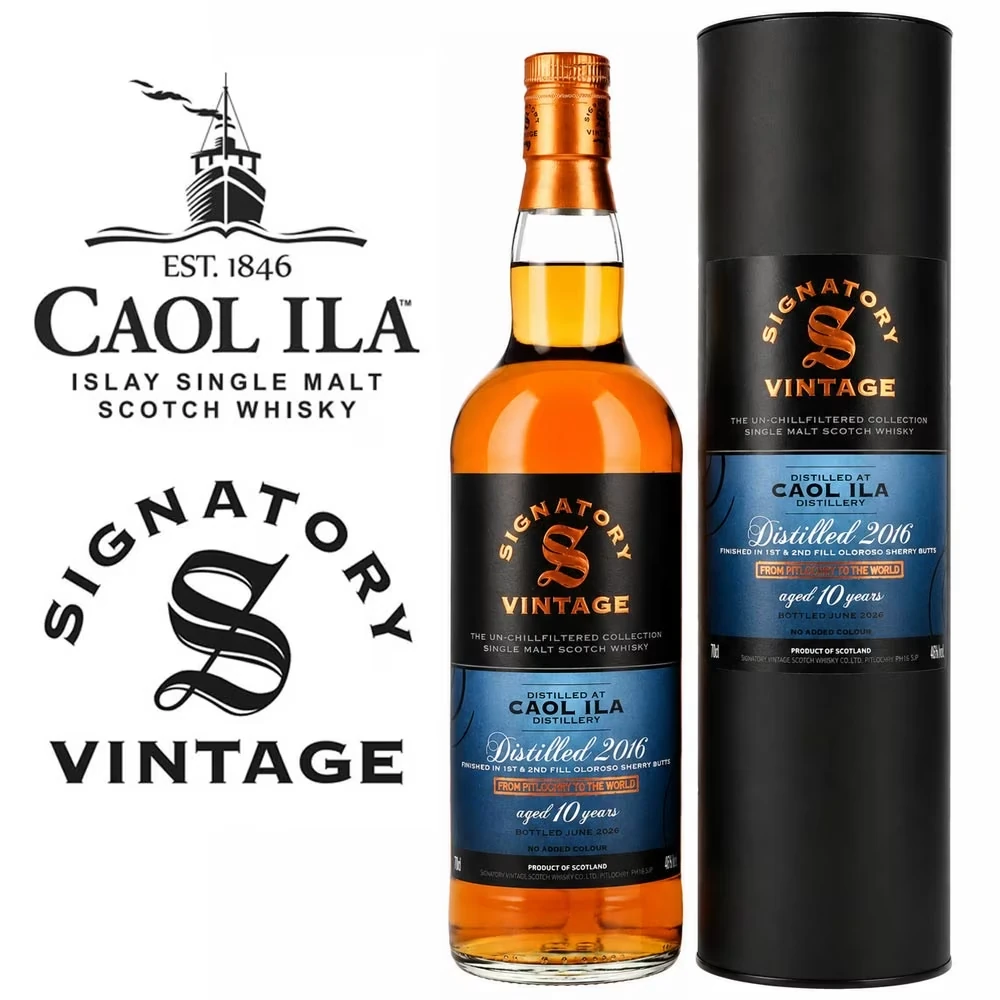 Caol Ila 2016 - Signatory 10 Jahre - 46% Vol.