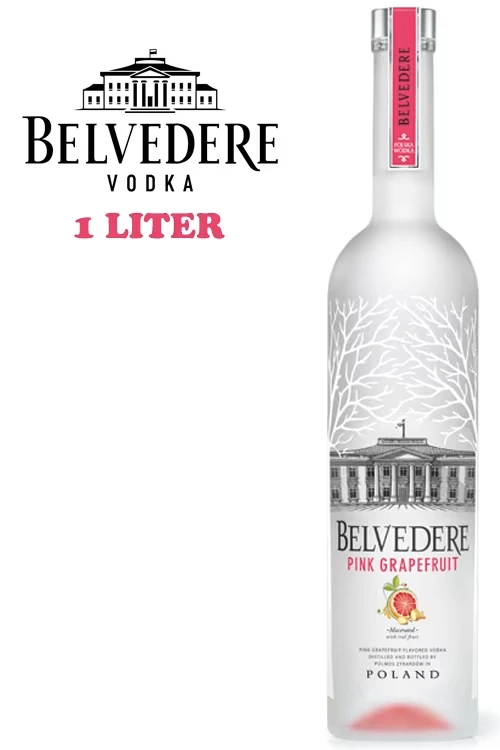 Belvedere Pink Grapefruite Vodka - 1 Liter