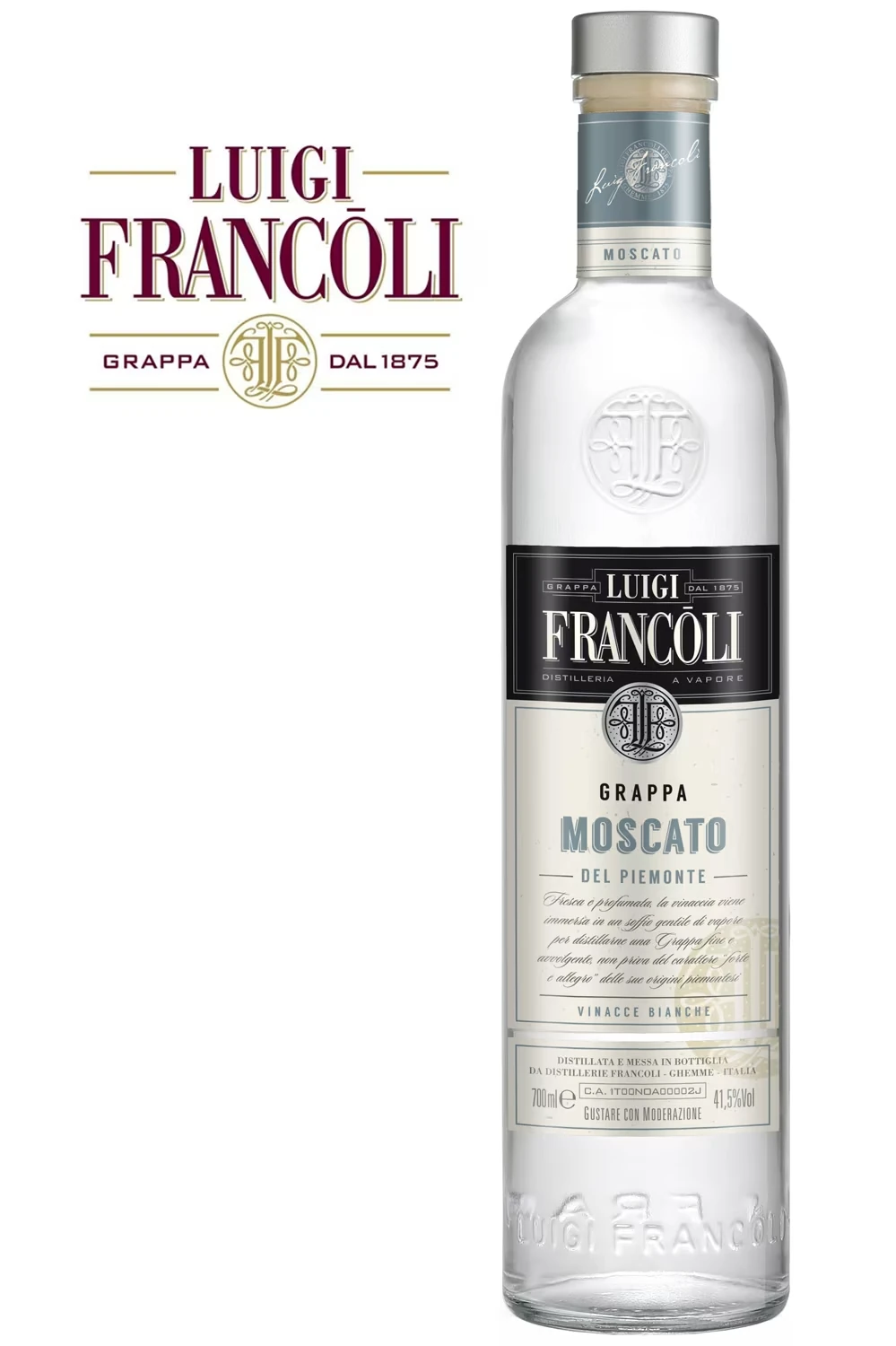 Luigi Francoli Grappa Moscato del Piemont