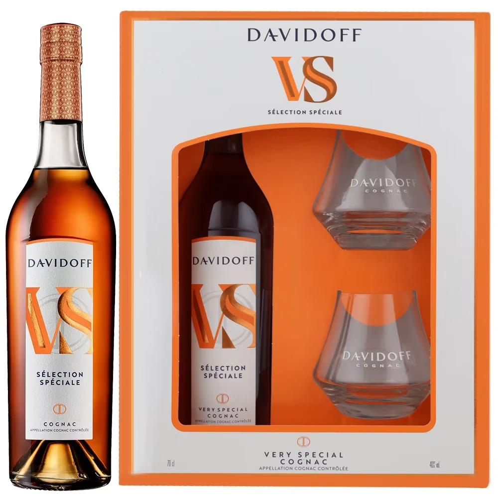 Davidoff VS Cognac, Flasche, Alkohol, Schnaps, Weinflasche, Bier