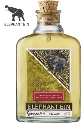 Elephant Aged Gin, 52% Vol., Limited Edition
