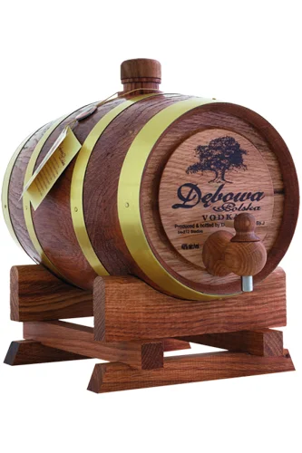 Debowa Vodka - 2 Liter im Holzfass