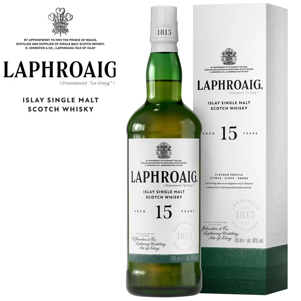 Laphroaig 15 Jahre 2026 - 46% Vol. / 0,7 Liter