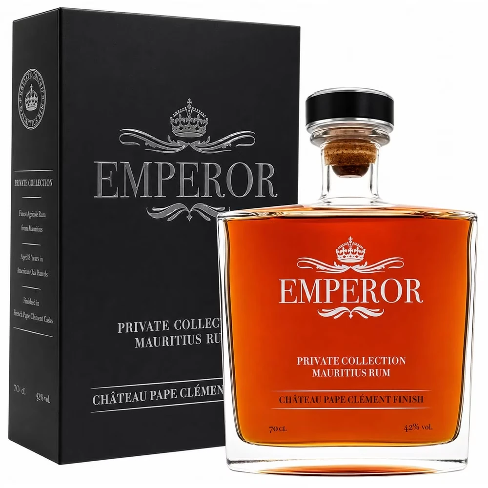 Emperor Mauritian Chateau Pape Clement Rum - 42% Vol.