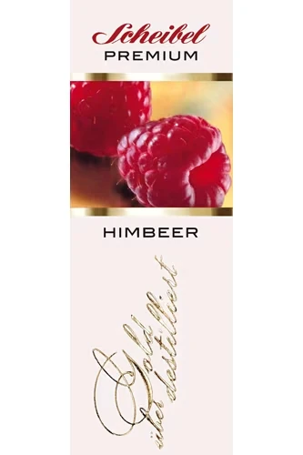 Scheibel Premium Himbeer Etikett