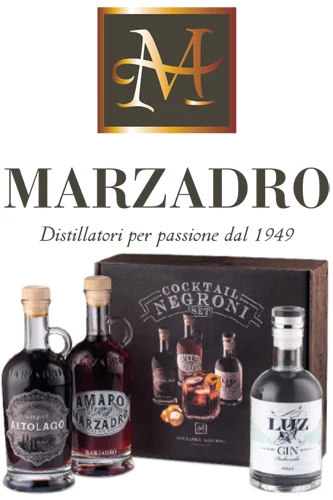 Marzadro Negroni Cocktail Zutaten Set