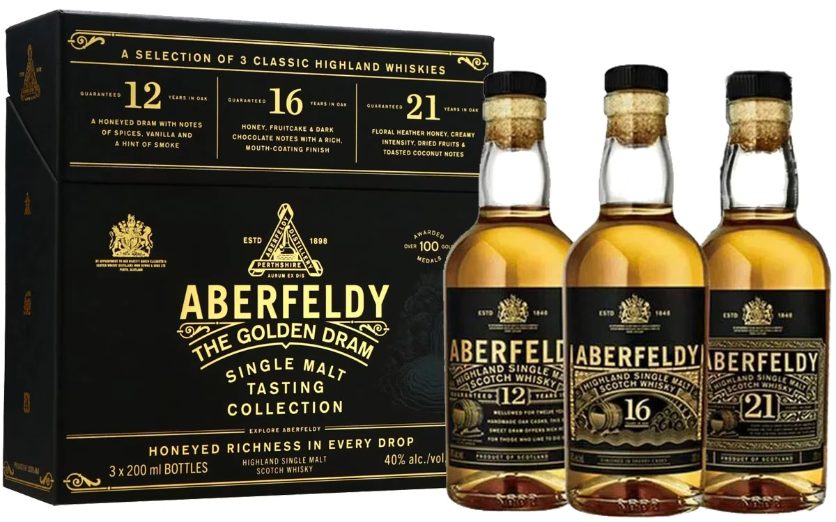 Aberfeldy The Golden Drum Set - 3 x 200 ml