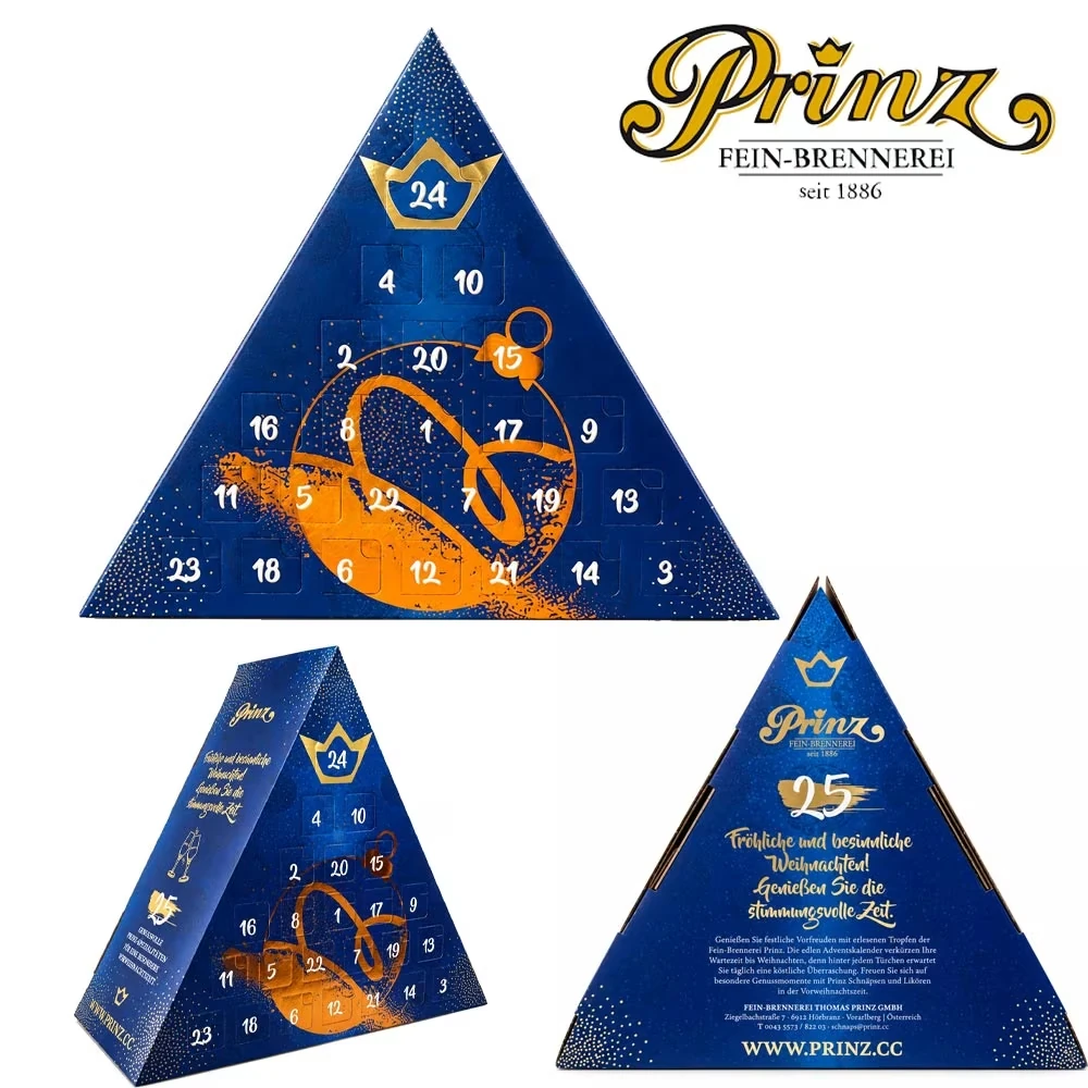 Prinz Adventskalender Schnaps 2026 – 25 Spezialitäten