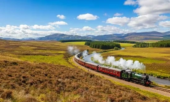 Lowland Whisky Geschichte Eisenbahn zum Transport von Speyside Whisky