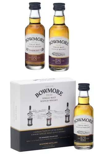 Bowmore Whisky Set - 3 x  50 ml Miniatur