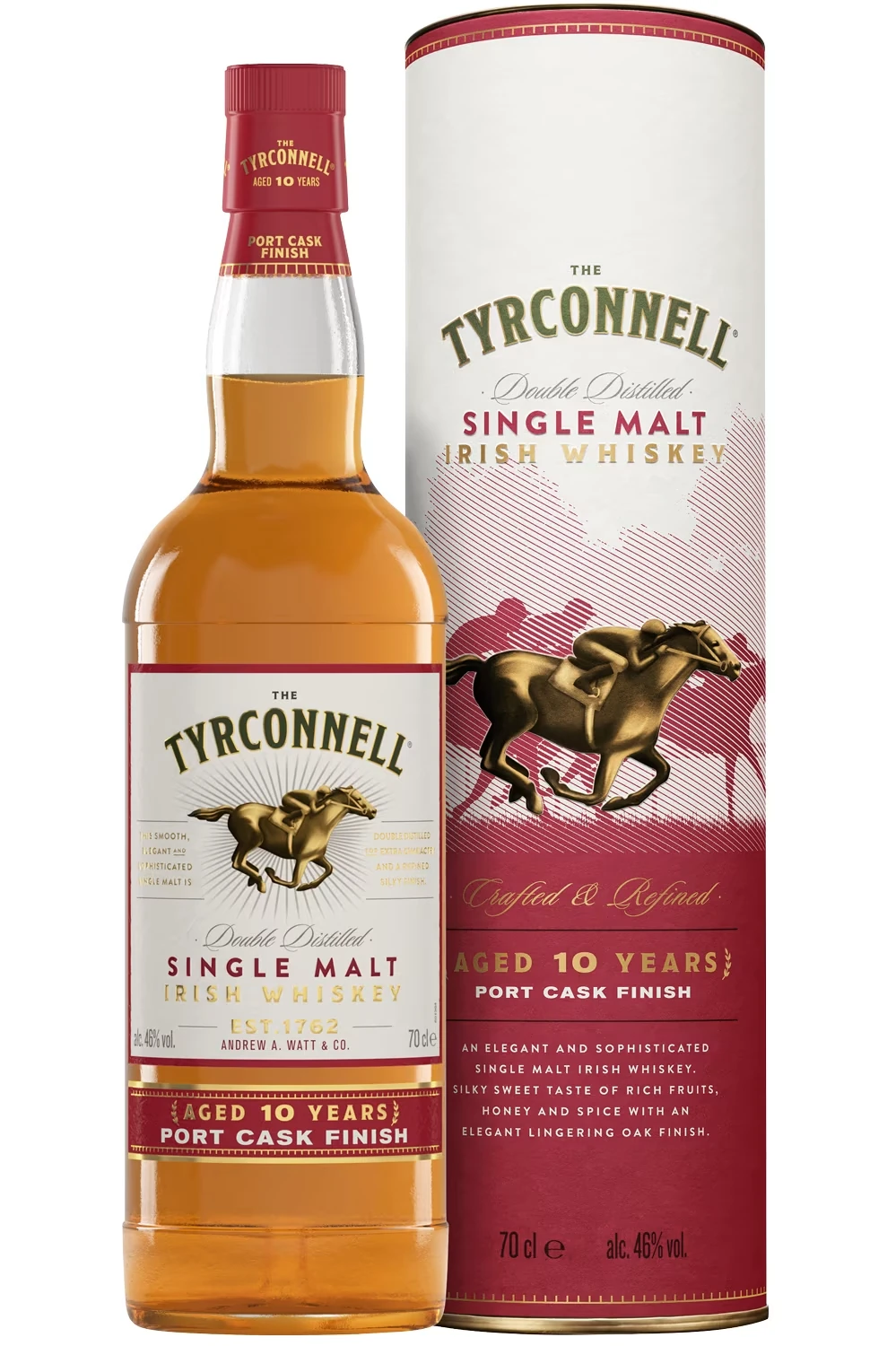 Tyrconnell 10 Jahre Port Cask Finish - 46% Vol. / 0,7 Liter