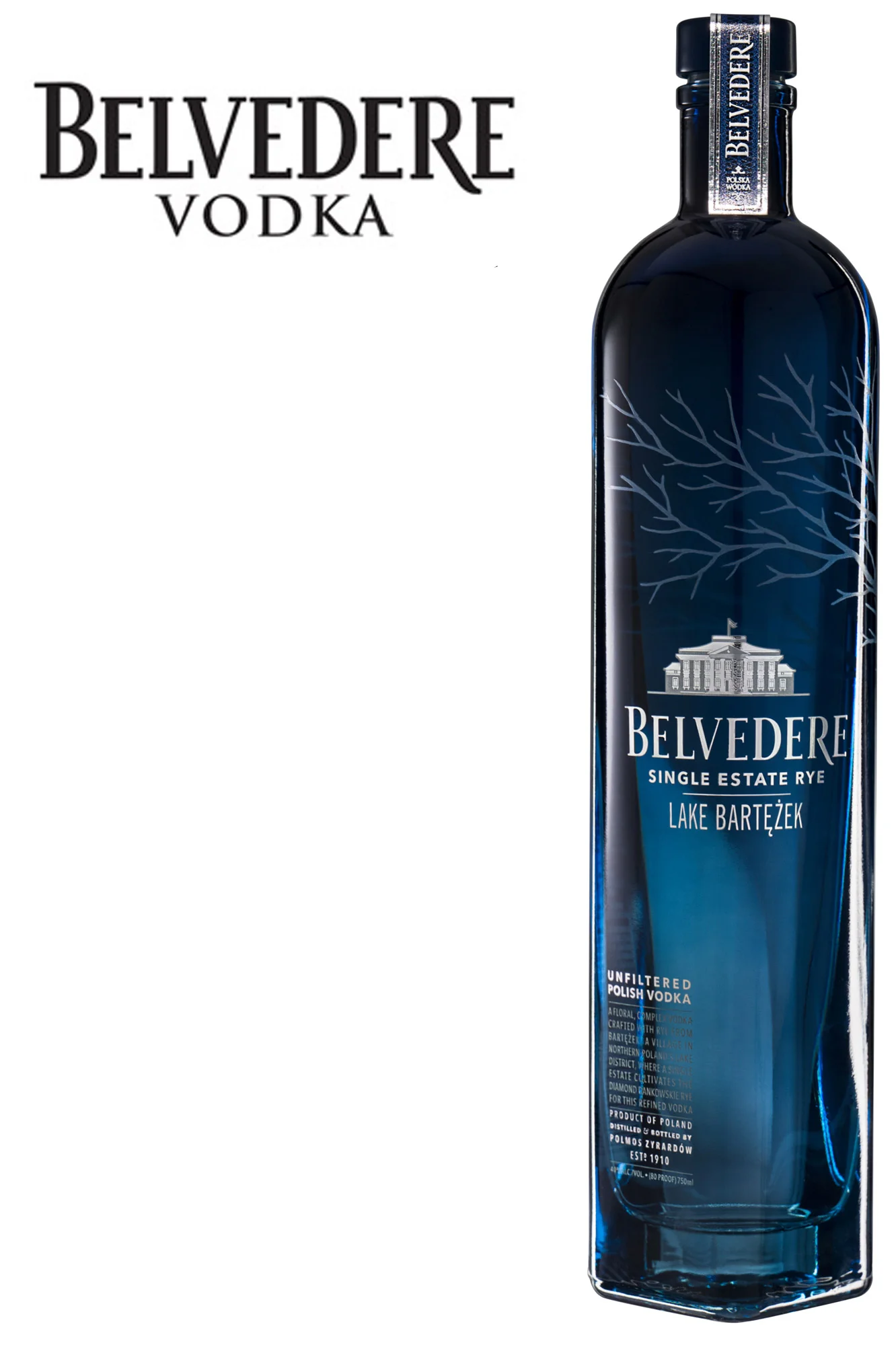 Belvedere Lake Bartężek Single Estate Vodka