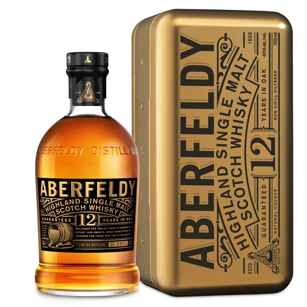 Aberfeldy 12 Jahre Gold Bar Edition - Geschenkbox