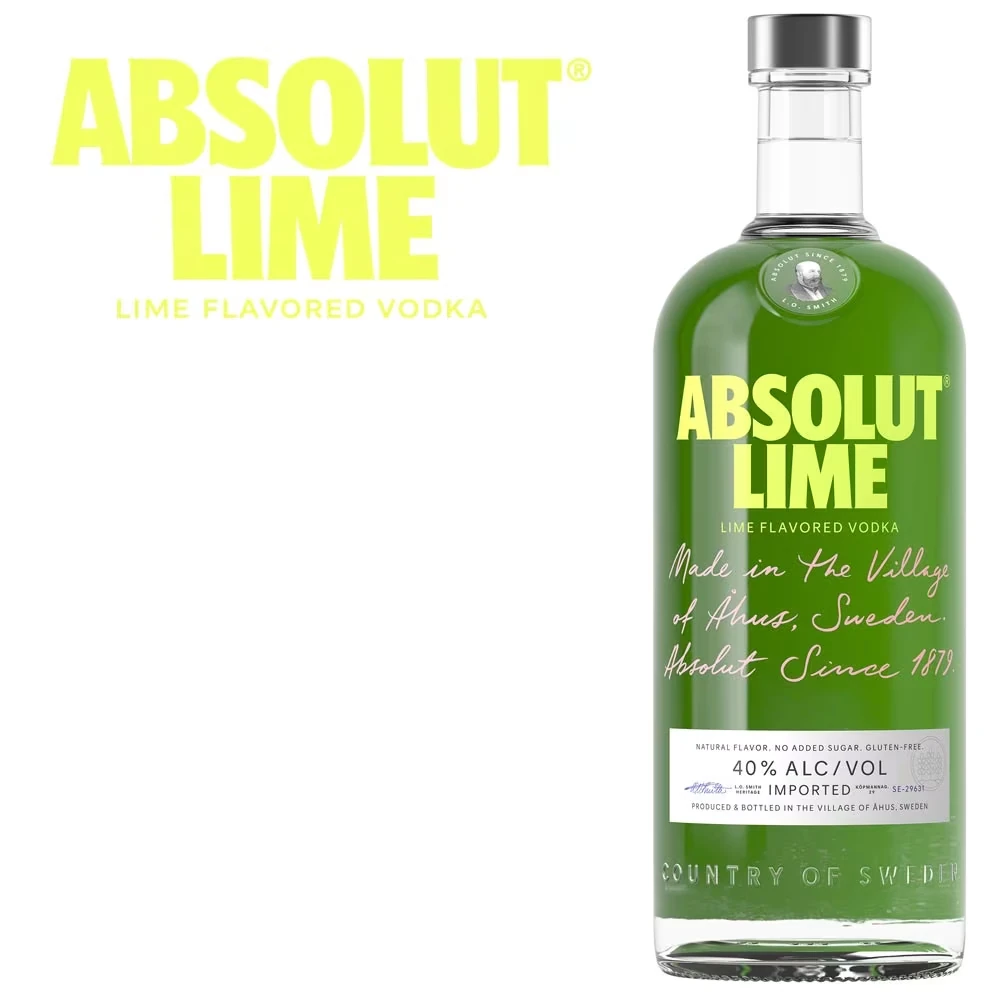 Absolut LIME Vodka - 40% Vol. / 1 Liter