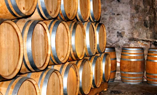 Cognac Eichenf&auml;sser