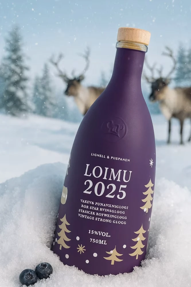 Loimu Glögg 2025 im Schnee