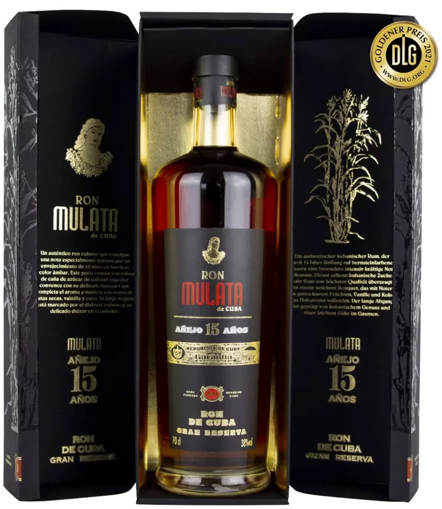 Ron Mulata Anejo 15 Jahre Rum in BOX