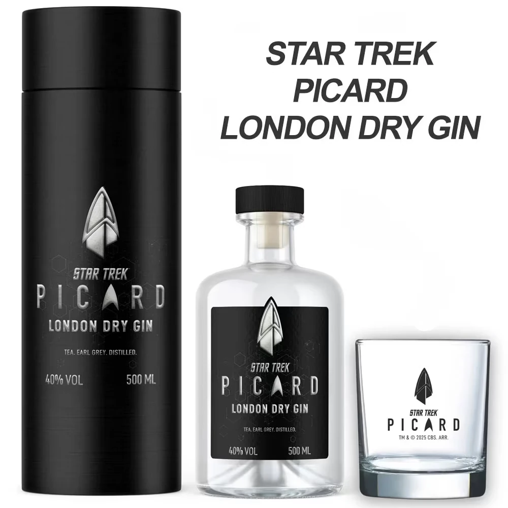 Star Trek - Picard Earl Grey Gin & Box und Tumbler