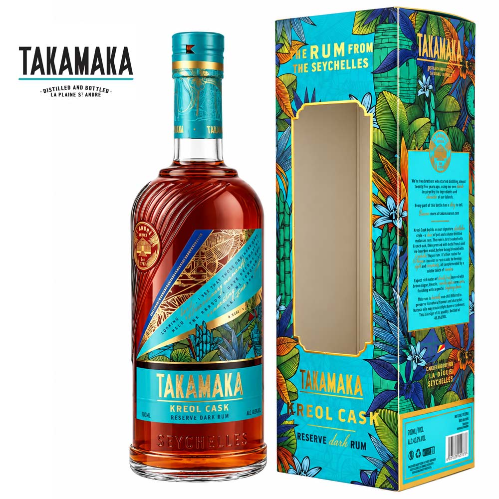 Kreol-Rum, Takamaka, Kreol Cask, Reserva Dark Rum, Seychellen