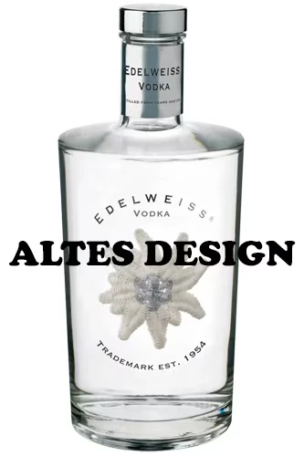 Edelweiss Wodka - Altes Design