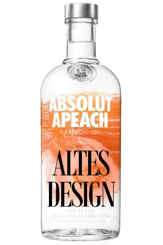 Absolut Peach - Altes Design