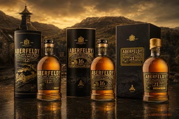 Aberfeldy Core Range mit 12, 16 und 21 Jahre Highland Single Malt Whisky