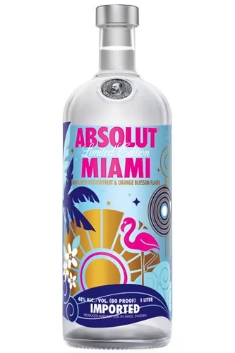 Absolut Miami Vodka - Limited Edition