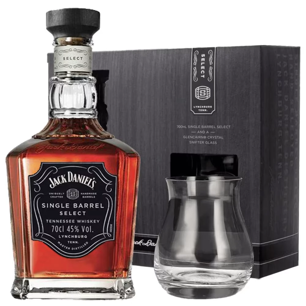 Jack Daniel's Single Barrel Select Geschenkset – 45% Vol. / 0,7 Liter