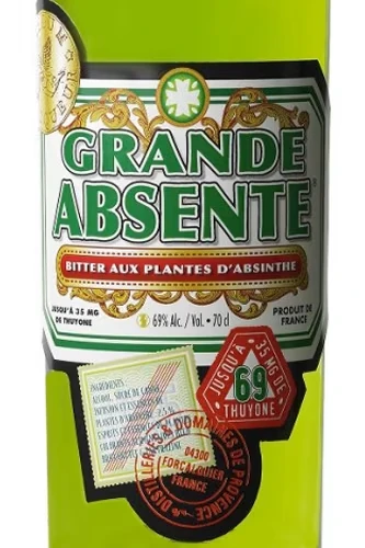 Grande Absente 69 % Vol. - Etikett