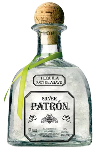 Patron Silver Tequila Flasche