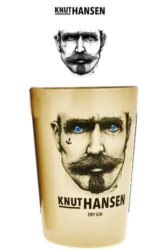 Knut Hansen Dry Gin Becher