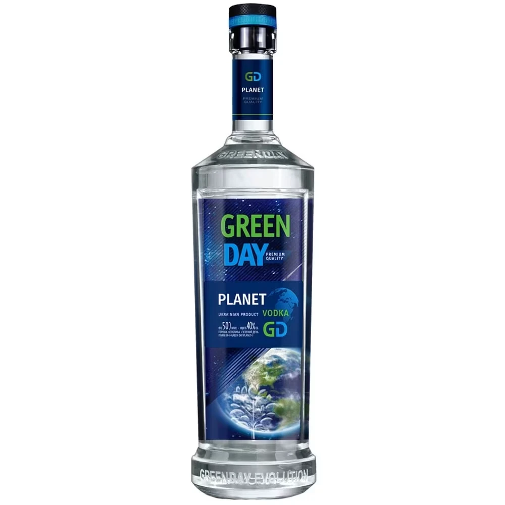 Green Day Planet Vodka - 40% Vol. / 0,5 Liter