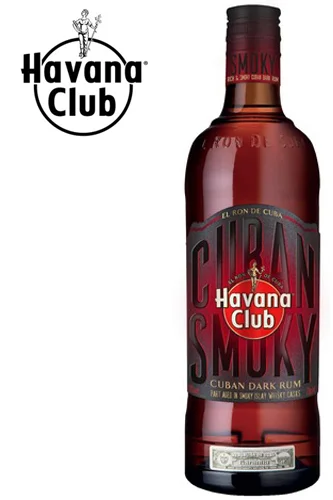 Havana Club Smoky Cuban Dark Rum - 1 Liter