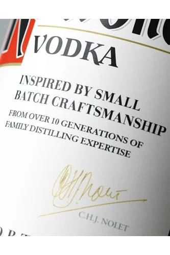 Ketel One Etikette