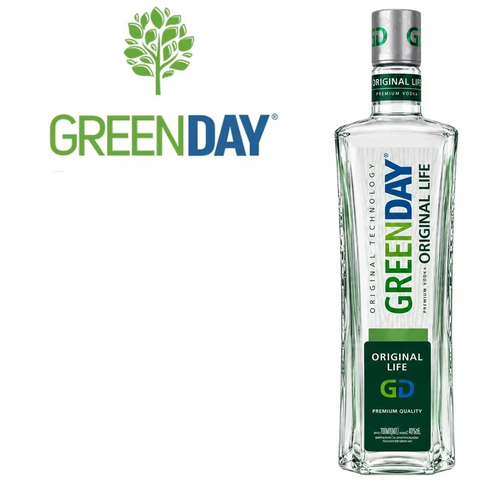 Green Day Original Life Vodka – 40 % Vol. / 0,7 Liter