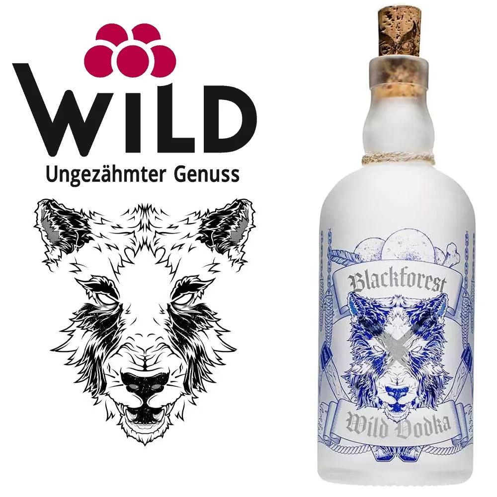 Wild Blackforest Vodka, Alkohol, Getränk, Hund, Haustier