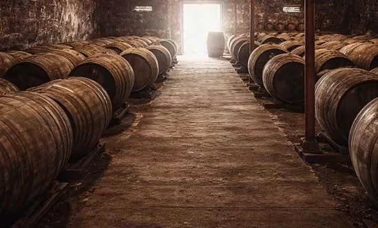 Campbeltown Whisky Fässer in der Springbank Brennerei