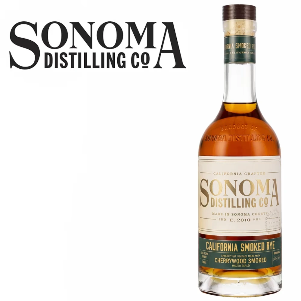 Whiskey, Rye, Kalifornien, geräuchert, Flasche