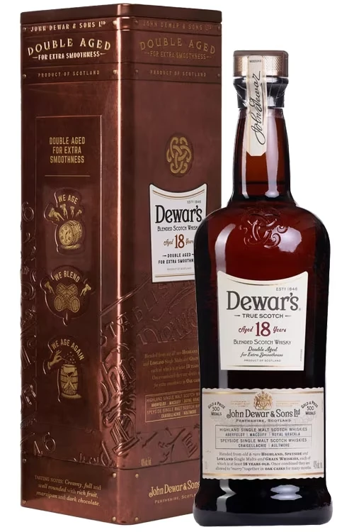 Dewars's 18 Jahre Double Aged Blended Scotch