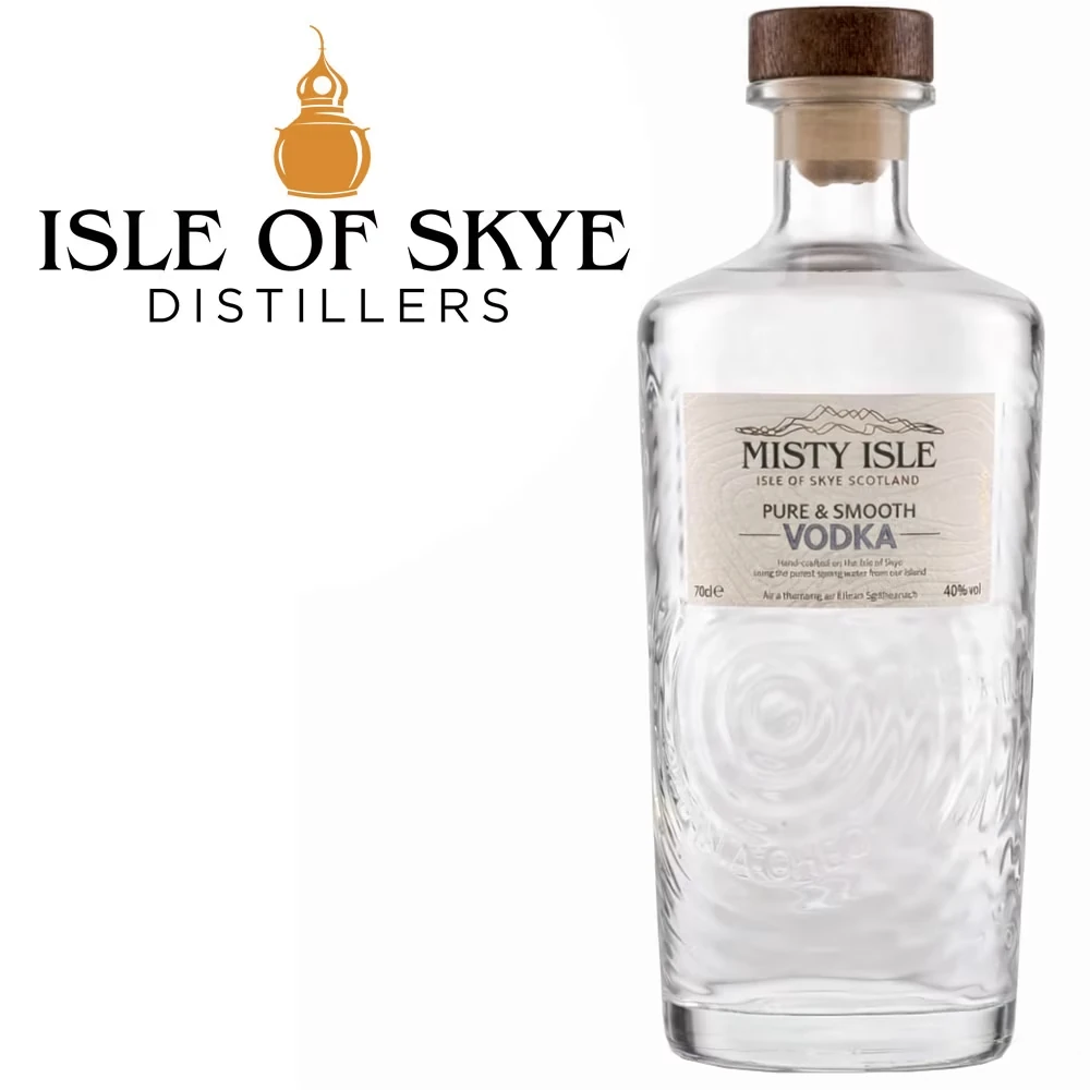 Wodka, Flasche, Transparent, Glasflasche, Isle of Skye Distillers