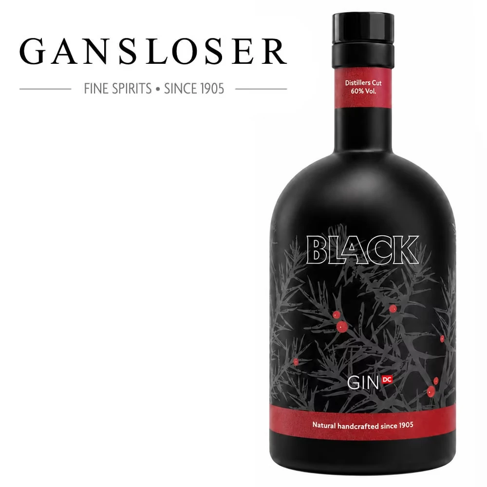 Gansloser Black Gin Distillers Cut - 60% Vol. / 0,7 Liter
