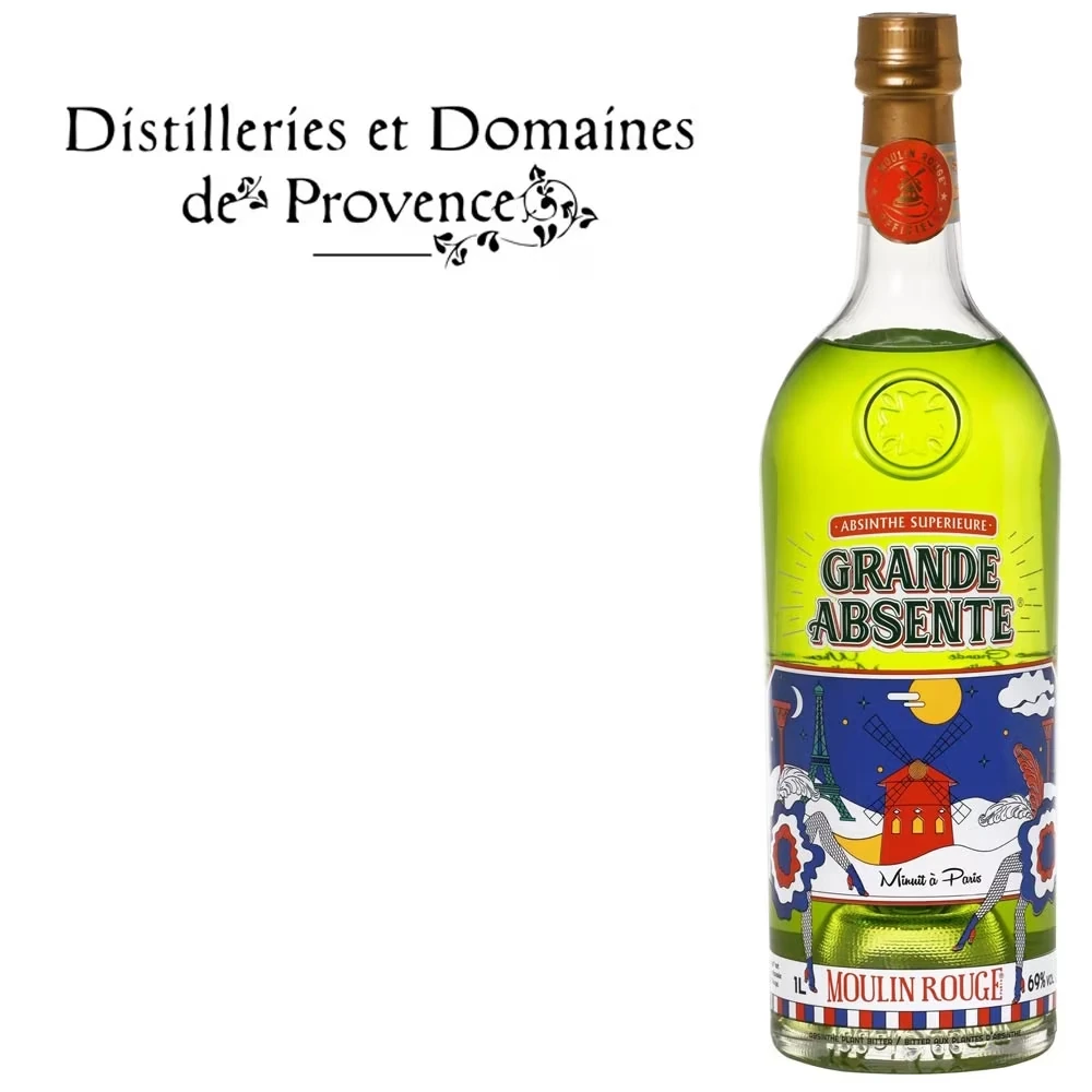 Grande Absente Absinth - Moulin Rouge - 69% Vol. - 1 Liter